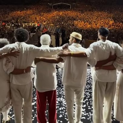 Gilberto Gil encerra última turnê ao lado dos filhos e netos em São Paulo