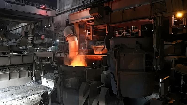 Fábrica de aço da ThyssenKrupp em Duisburg, Alemanha, em 05/11/2025
