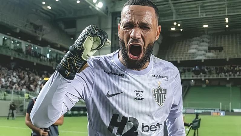 Everson comemora classificação do Atlético-MG