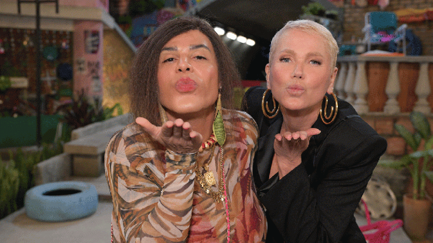 Xuxa grava participação no Tô de Graça e comenta nervosismo ao atuar
