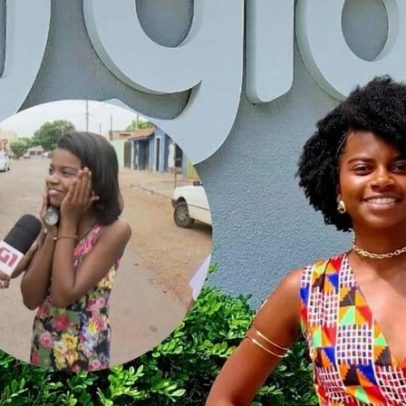Mirella, 19, pupila de Glória Maria, pede emprego a Serginho Groisman