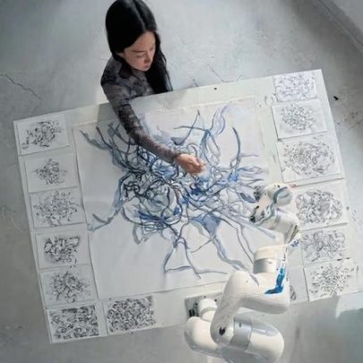 Entrelaçamento humano-máquina: Sougwen Chung discute prática tecnológica
