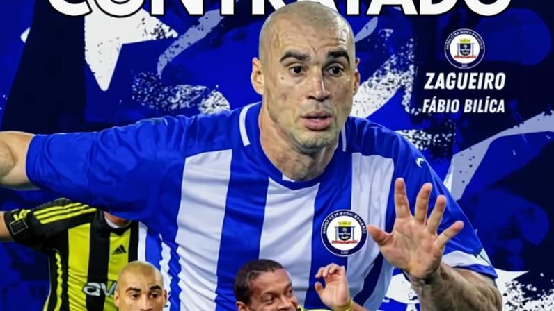 Fábio Bilica é anunciado pelo Grêmio Mauaense — Foto: Reprodução Redes Sociais