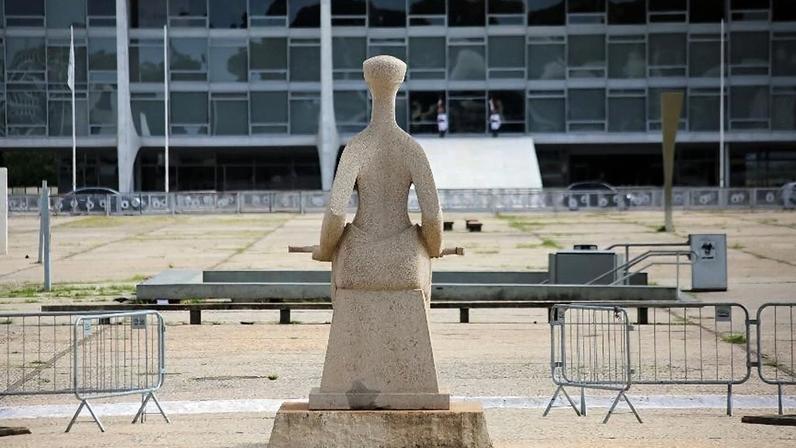 Fachada do STF (Supremo Tribunal Federal) em Brasília (DF)