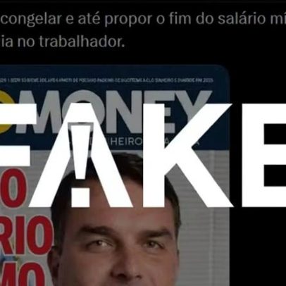 É falso: Flávio Bolsonaro não propôs acabar com o salário mínimo