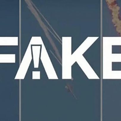 Vídeo não mostra avião militar dos EUA fugindo de mísseis do Irã; é simulação