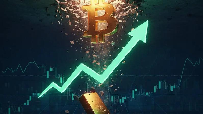Por que o Bitcoin sobe: BTC se descola do ouro durante a guerra