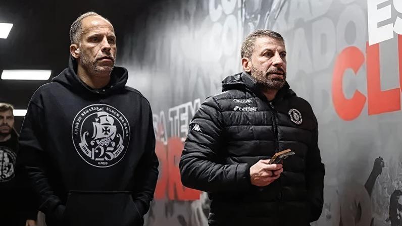 Felipe e Pedrinho, dirigentes do Vasco
