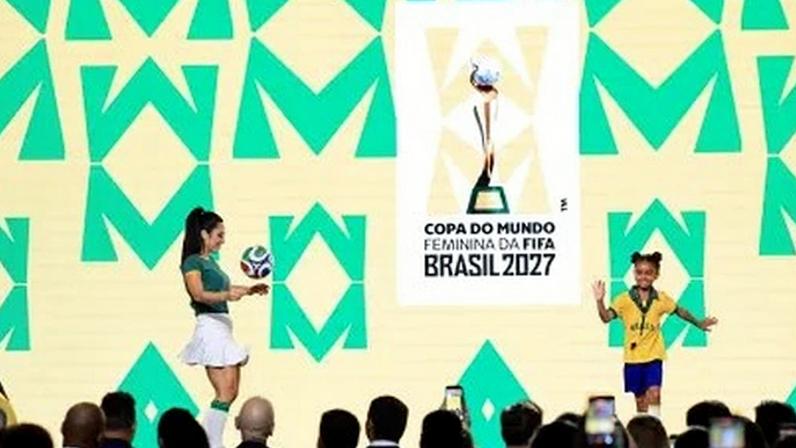 Fifa lançou oficialmente a marca da Copa do Mundo Feminina de 2027, que será realizada no Brasil