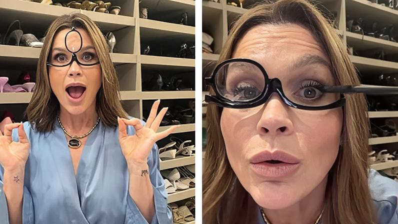 Flávia Alessandra mostra acessório inusitado para maquiar