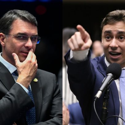 CPI do INSS encontra contatos de Flávio Bolsonaro e Nikolas Ferreira em celular de Vorcaro