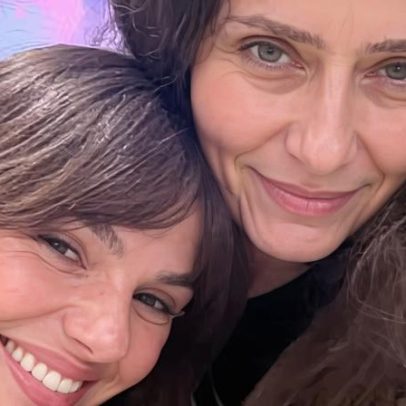Maria Fernanda Cândido e Isis Valverde se encontram em festa pré-Oscar