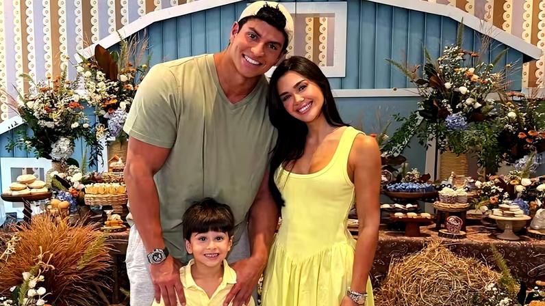 Franciny Ehlke faz festa para filho de marido bilionário com Bianca A. e Cris