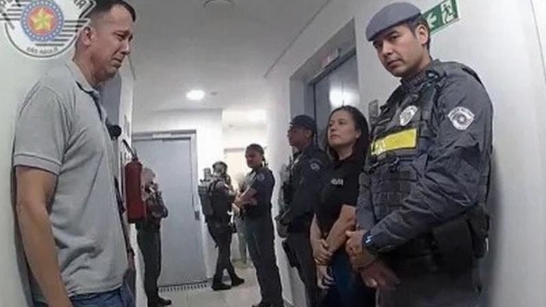 Tenente-coronel chora ao contar relação com a soldado PM Gisele Alves aos policiais