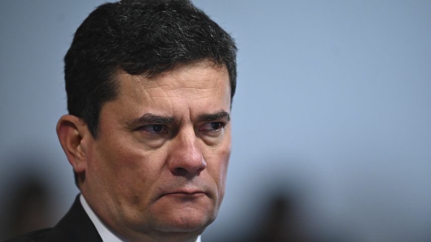 Senador Sérgio Moro no Congresso em 19/03/2024 — Foto: TON MOLINA/FOTOARENA/FOTOARENA/ESTADÃO CONTEÚDO