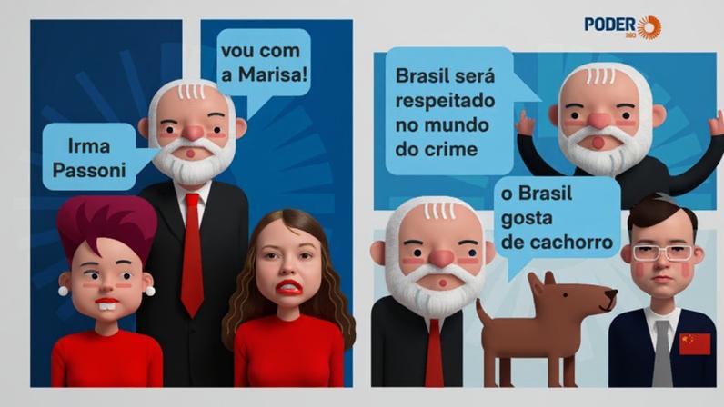 Os lapsos se dão num momento em que o presidente Lula se esforça para demonstrar vigor físico