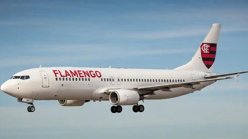 Flamengo negocia aluguel de aeronave que ficará 100% do tempo à disposição do clube — Foto: GloboIA