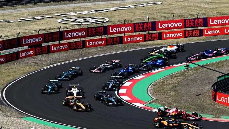 Corrida sprint do GP da China de F1, em 2025 — Foto: Mark Sutton - Formula 1/Formula 1 via Getty Images