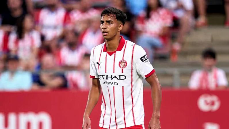 Vitor Reis está em sua primeira temporada no Girona — Foto: Getty Images