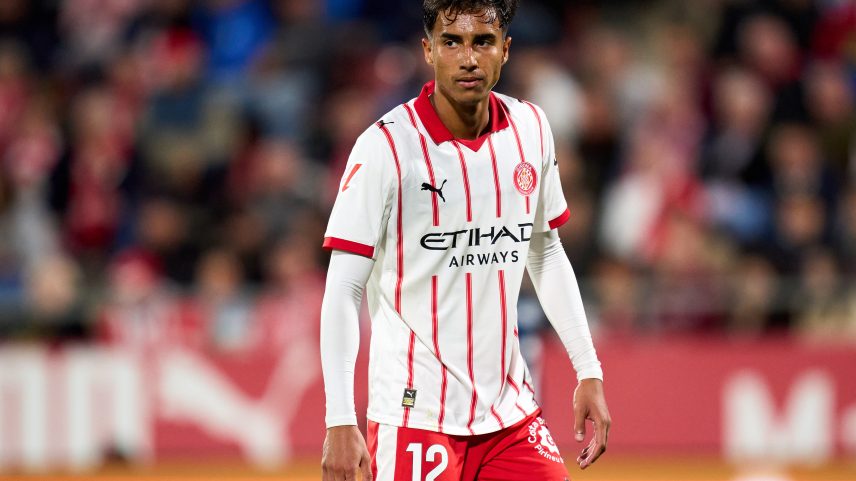 Vitor Reis está em sua primeira temporada no Girona — Foto: Getty Images