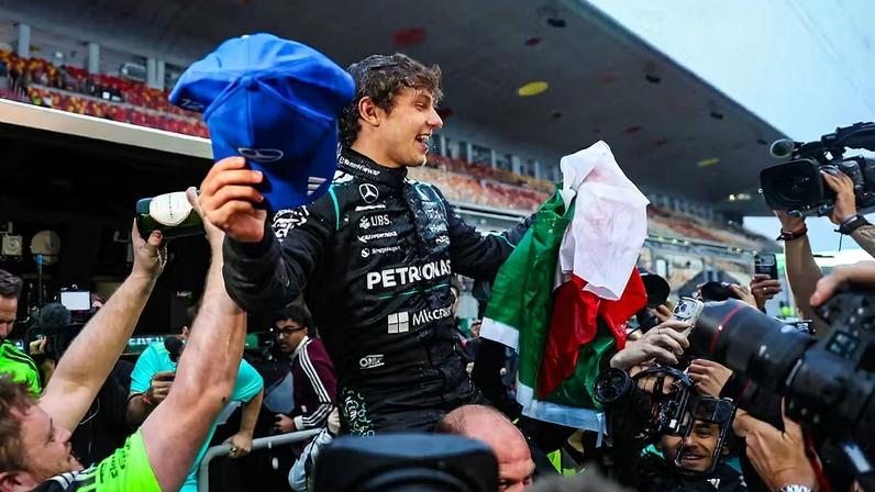 Antonelli entra para o seleto grupo que forma campeões na Fórmula 1