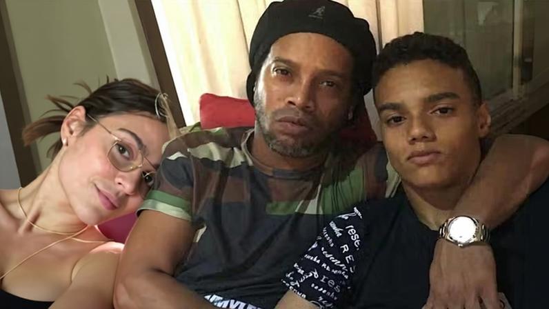 Giullia Buscaccio comenta ter Ronaldinho Gaúcho como avô da sobrinha