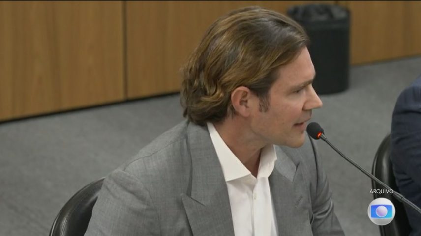 Caso Master: Daniel Vorcaro é transferido do presídio para a Superintendência da PF — Foto: Jornal Nacional/ Reprodução