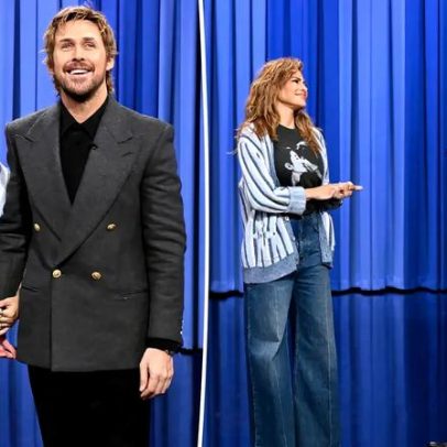 Ryan Gosling e Eva Mendes aparecem juntos pela primeira vez em décadas