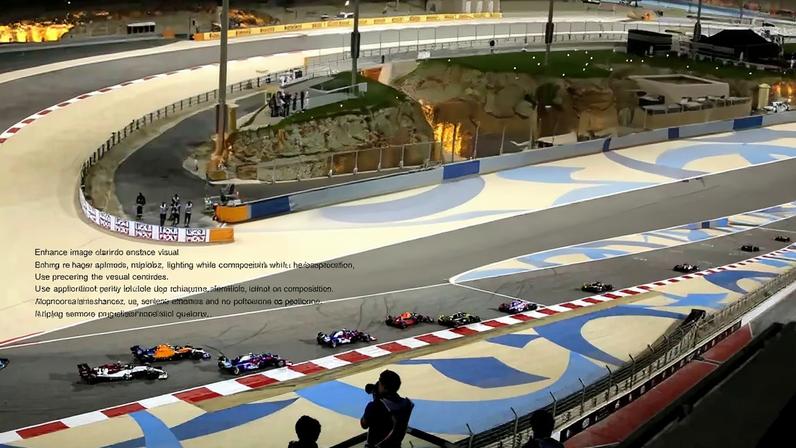 GP do Bahrein de 2019, no circuito de Sakhir (Foto: Andrej Isakovic / AFP)