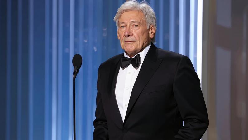 Harrison Ford was honored with the Life Achievement Award at the 2026 SAG Actor Awards in Los Angeles.