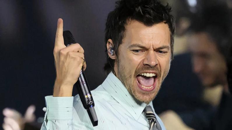 Harry Styles performs live during The BRIT Awards 2026.