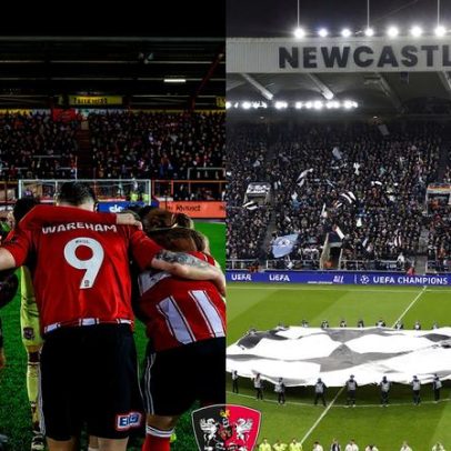 Torcedor do Barcelona confunde St. James Park e assiste ao Exeter City