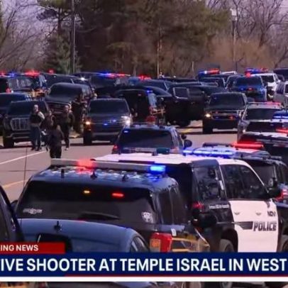 Templo judaico em Michigan é alvo de ataque com carro e disparos, autoridades investigam