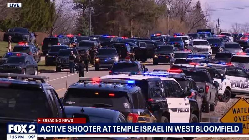 Templo judaico em Michigan é alvo de ataque com carro e disparos, autoridades investigam