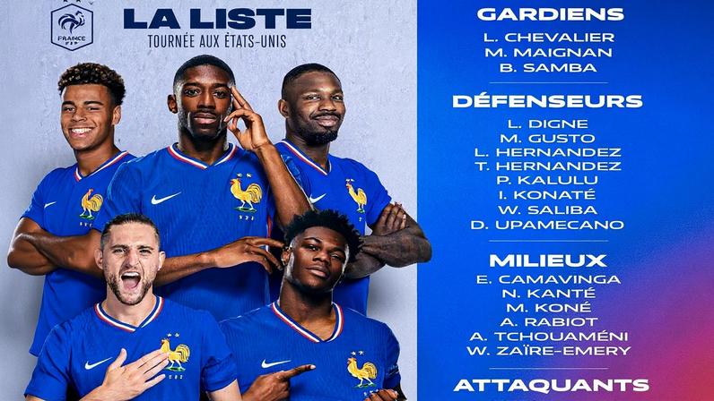 França anuncia convocados para amistoso com o Brasil, com Mbappé