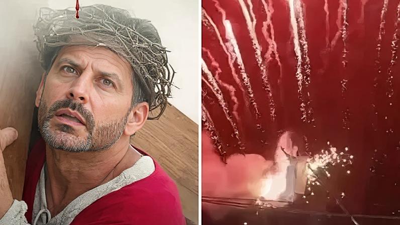 Henri Castelli vive Jesus Cristo em "A Paixão de Cristo"