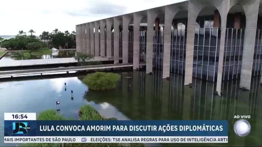 Lula aciona Celso Amorim para avaliar os impactos diplomáticos do conflito no Oriente Médio