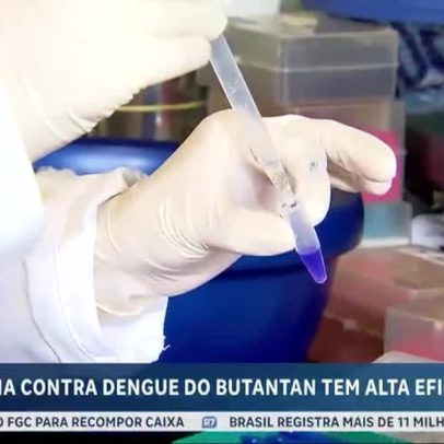 Vacina do Butantan apresenta 80% de eficácia contra casos graves de dengue