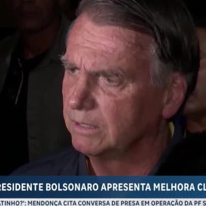Bolsonaro apresenta melhora de pneumonia, mas continua na UTI sem alta prevista