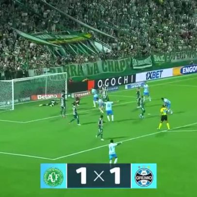 Empate com a Chapecoense afasta Grêmio do topo do Brasileirão