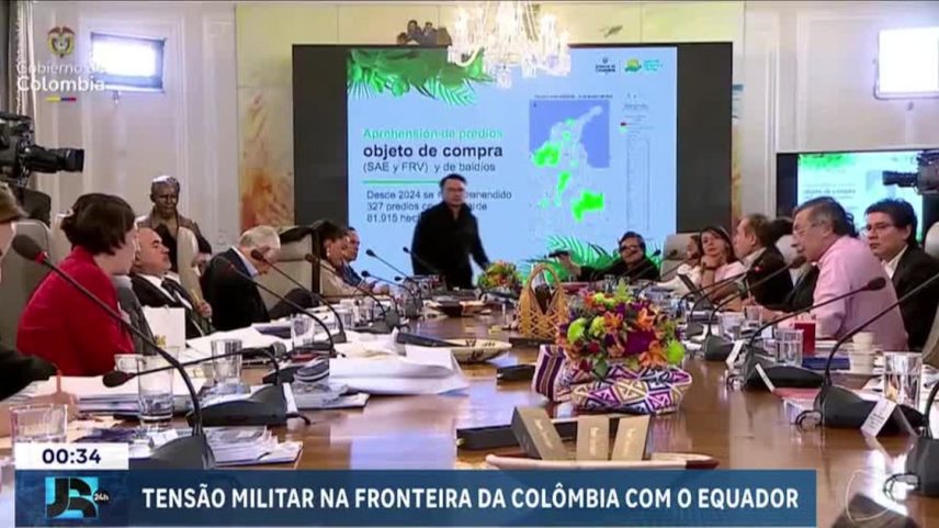 Tensão militar aumenta na fronteira entre a Colômbia e o Equador