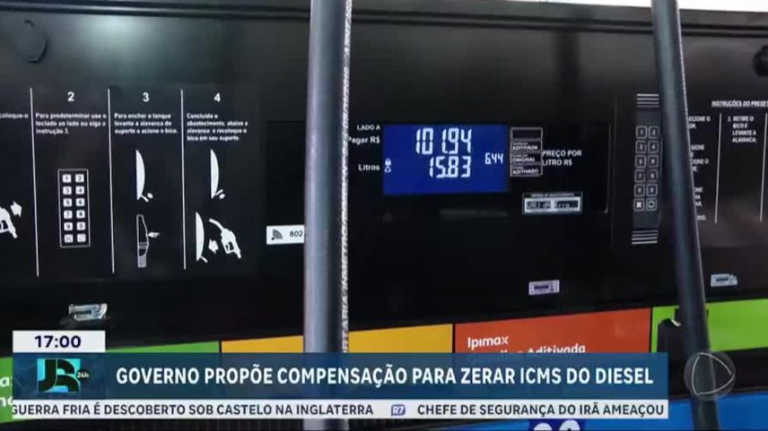 Governo federal apresenta proposta aos estados para zerar ICMS sobre importação de diesel