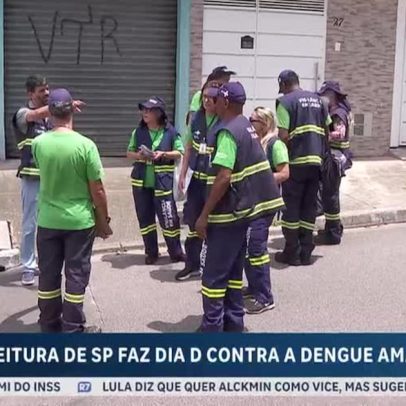 São Paulo realiza Dia D contra dengue com drones e 1,9 milhão de ações
