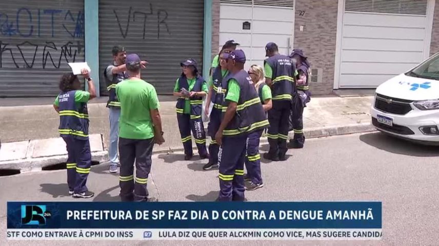 São Paulo realiza Dia D contra dengue com drones e 1,9 milhão de ações de prevenção