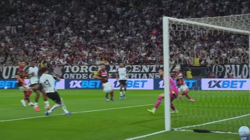 Corinthians 1 x 1 Flamengo: gols do empate na narração de Cléber Machado