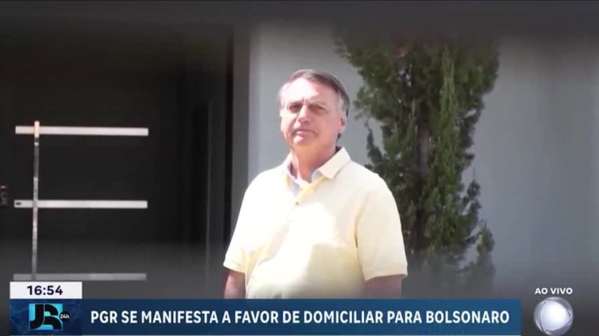 PGR se manifesta a favor de prisão domiciliar para Bolsonaro por motivos de saúde