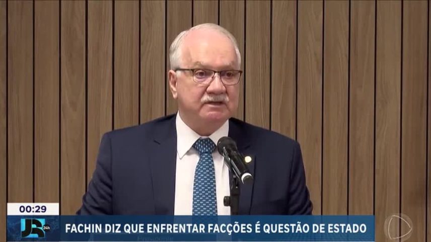 Fachin afirma que combate às facções é questão de estado no Brasil