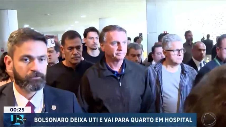Bolsonaro deixa UTI e PGR recomenda prisão domiciliar por saúde