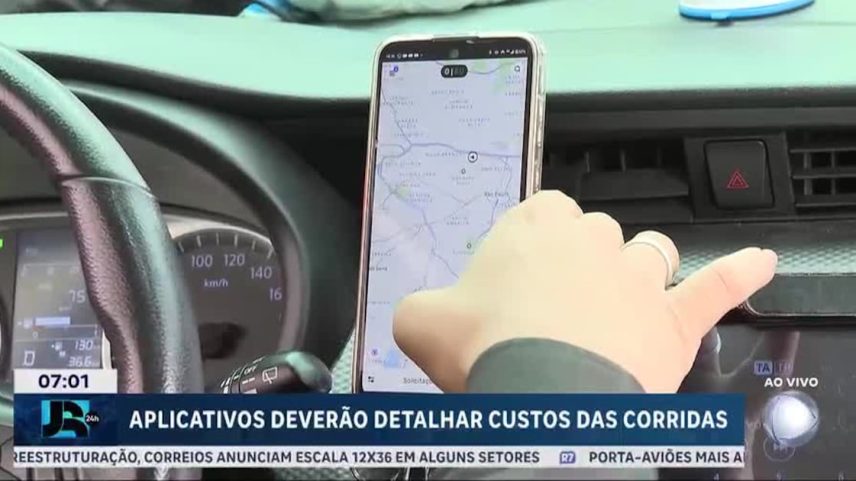Governo determina que aplicativos detalhem custos das corridas aos consumidores