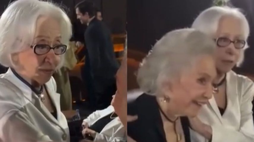 Fernanda Montenegro e Nathalia Timberg na pré-estreia do filme ‘Velhos Bandidos’